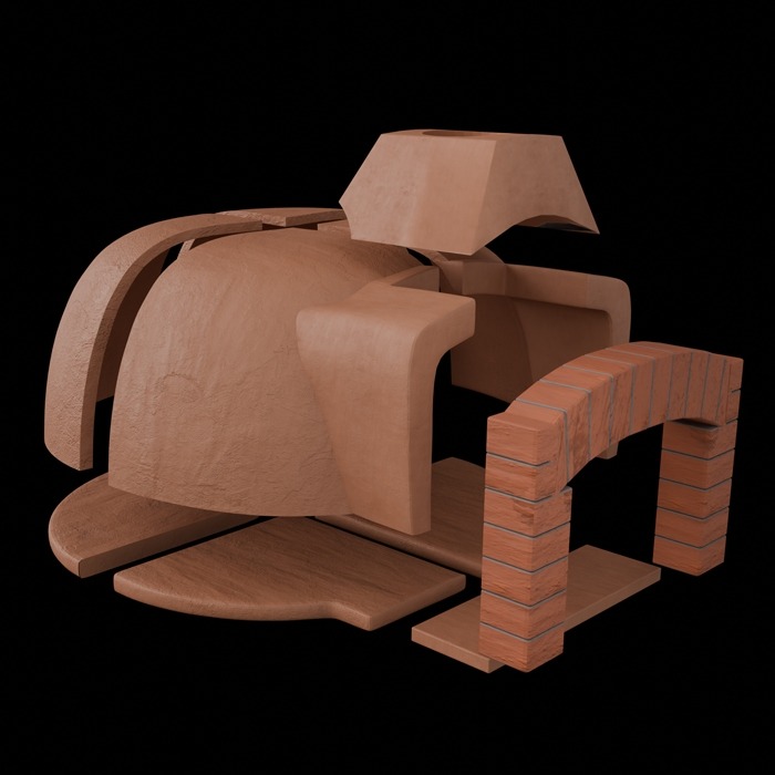 Forno a legna per la casa Standard 110 cm - immagine 2